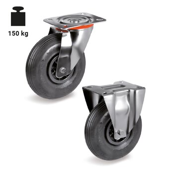 TR-82-NL-Roues avec montures pour charges légères